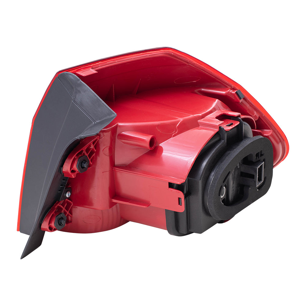 Brock Replacement Drivers Taillight Tail Lamp Quarter Panel Mounted Lens Compatible with 2012-2015 Passat 561 945 095 H