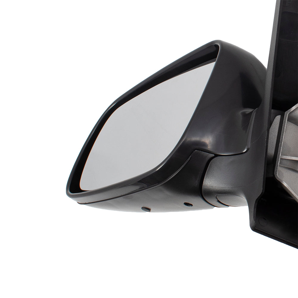 Brock Replacement Driver and Passenger Side Power Mirrors Paint to Match Black with Heat and Clear Glass without Memory Compatible with 1999-2005 A4 1999-2007 Golf both Gen 4 ONLY