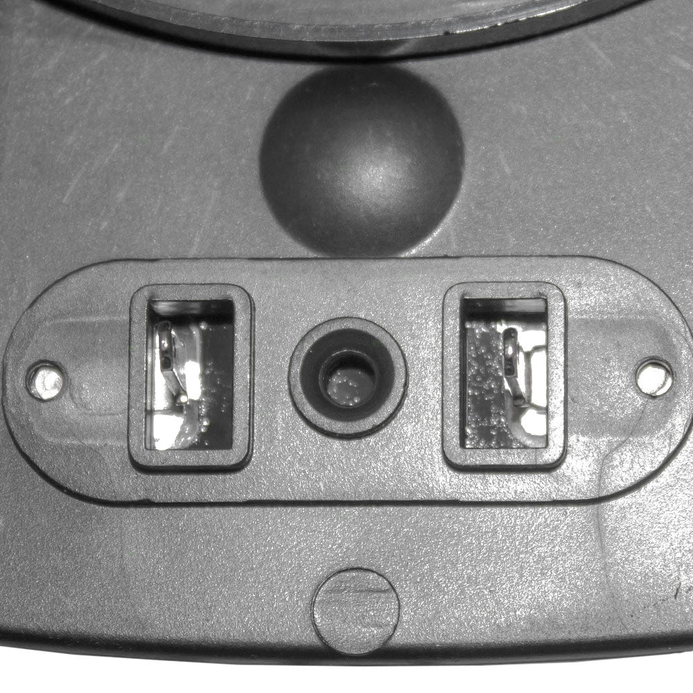 Blue Tinted Mirror Glass fits BMW 3 & 5 Series Driver Side w/ Base Power Heated