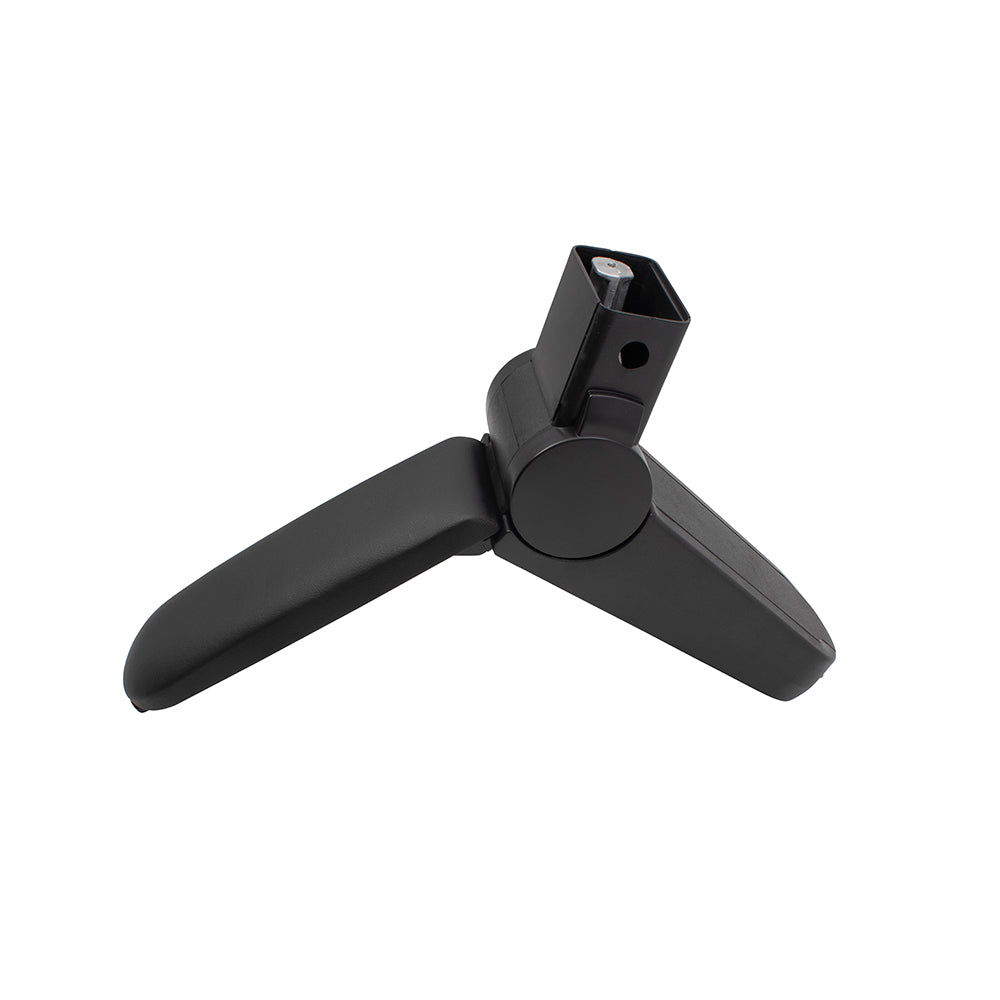 Brock Replacement Black Leatherette Center Console Armrest Repair Kit with Hardware Compatible with 1999-2005 A4 1999-2005 Golf 3B0 867 174 B41