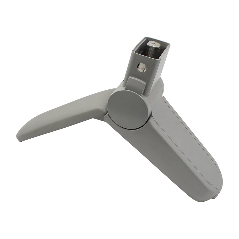 Brock Replacement Gray Leatherette Center Console Armrest Repair Kit with Hardware Compatible with 1999-2005 A4 1999-2005 Golf 1J0 864 280 A 3SG