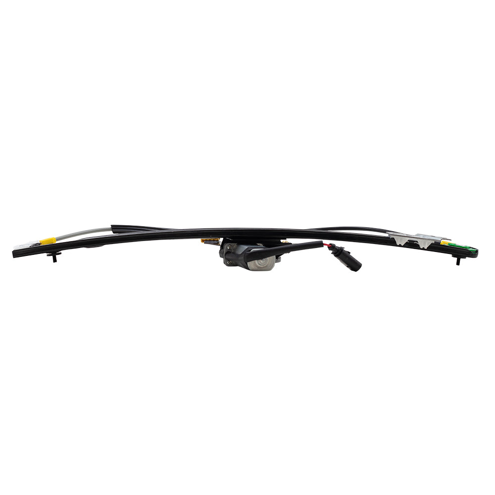 Brock Replacement Drivers Rear Power Window Lift Regulator with Motor Assembly Compatible with 2000-2006 X5 51357125059