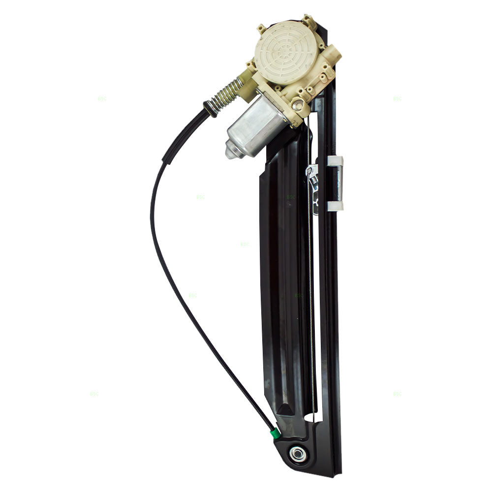 Brock Replacement Passengers Rear Power Window Lift Regulator with Motor Assembly Compatible with Compatible with 1999-2003 5 Series 00-03 M5 51 35 8 252 430