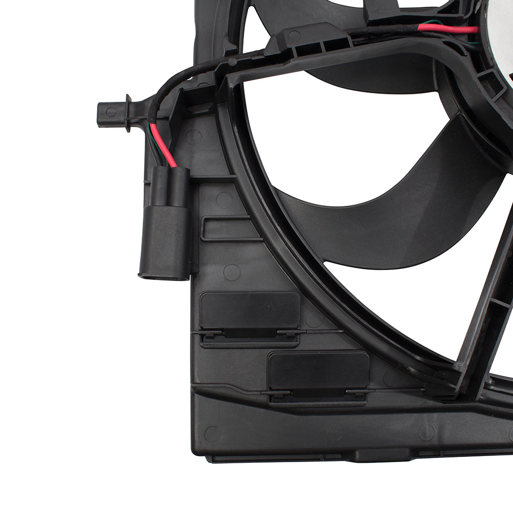 Brock Replacement Radiator Cooling Fan Motor Assembly Compatible with 2007-2010 X5 3.0L 4.8L Gas 17428618240 674-50321