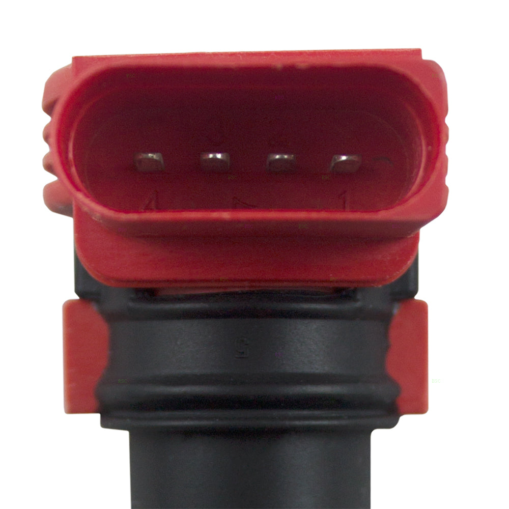 Brock Replacement 8 Piece Set Ignition Spark Plug Coils Compatible with A6 / A8 Quattro Allroad Quattro S4 4.2L 8 cyl 077905115T 5C1437