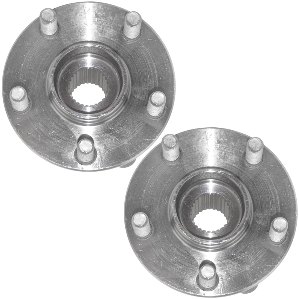 Brock Replacement Set Front Wheel Hubs & Bearings Compatible with Legacy Outback Impreza XV Crosstrek 28373AG01A HA590315 513220