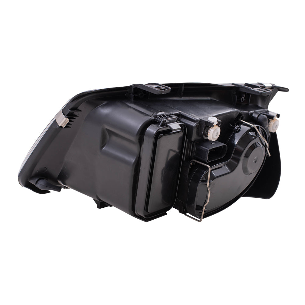 Brock Replacement Passenger Side Headlight Assembly without Fog Lights Compatible with 1999-2002 A4 Gen 4 to VIN 2108641 1J5941018AJ