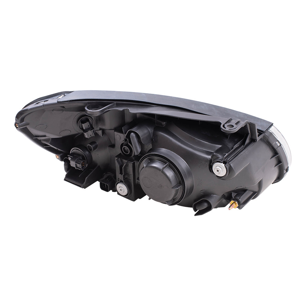 Brock Replacement Drivers Headlight Headlamp Lens with Chrome Bezel Compatible with Spectra & Spectra5 921012F530