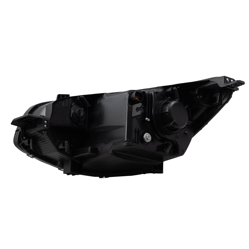 Brock Replacement Pair Halogen Headlights Compatible with 14-19 Soul