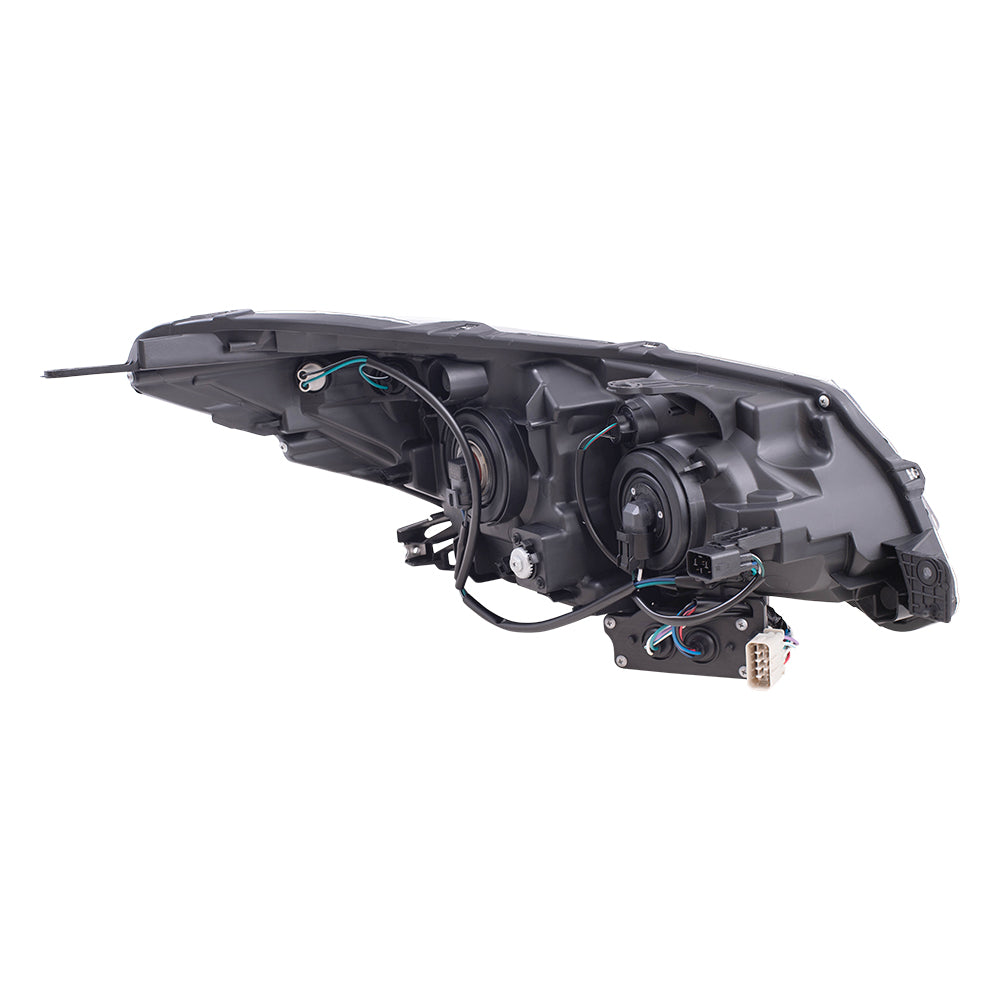 Brock Replacement Driver Side Halogen Combination Headlight Assembly Compatible with 17-18 Forester