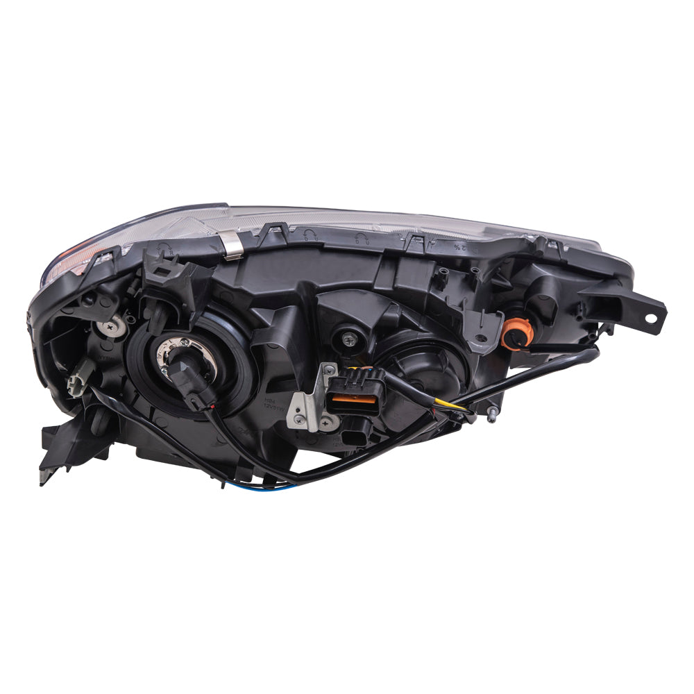 Brock Aftermarket Replacement Driver Left Halogen Combination Headlight Assembly Compatible With 2009-2017 Mitsubishi Lancer