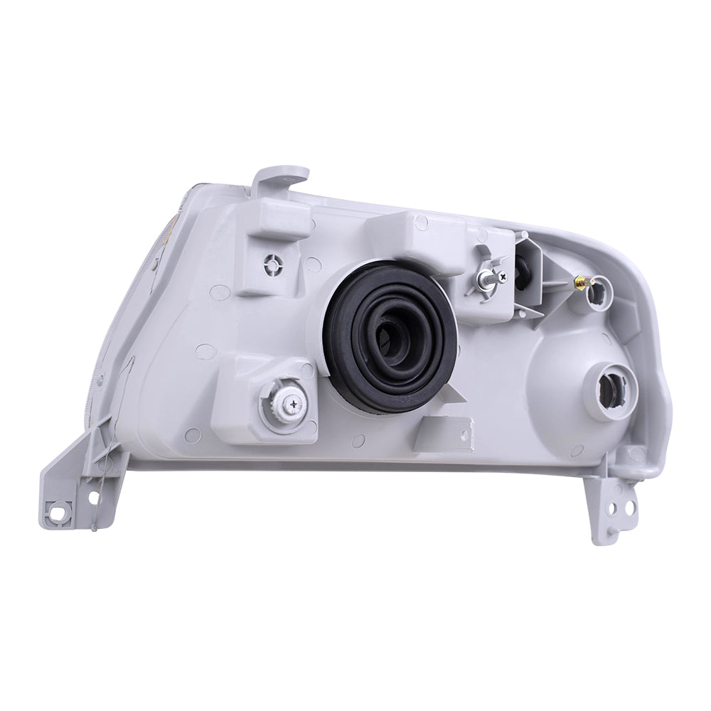 Suzuki Grand Vitara XL-7 Vitara Passengers Halogen Headlight Lens - Chrome Bezel