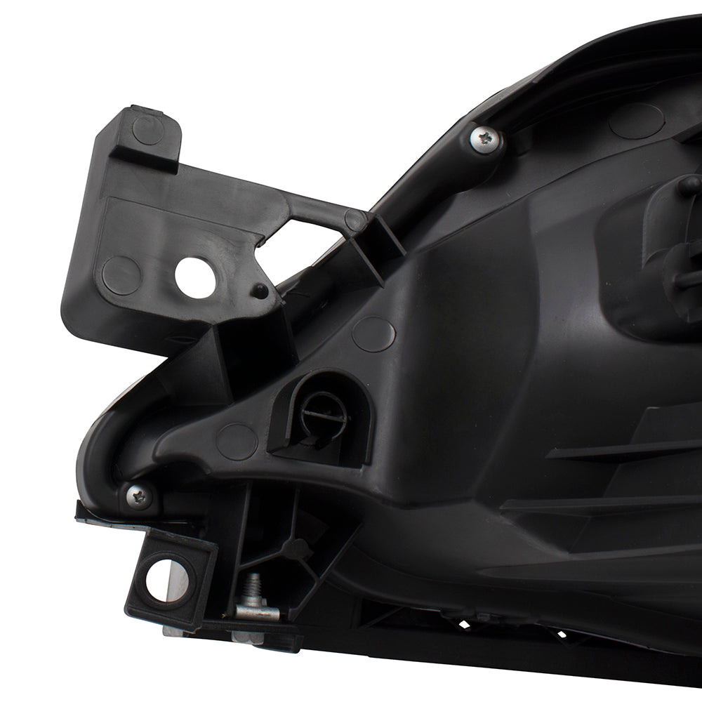 Passengers Halogen Headlight Lens w/ Black Bezel for 08-11 Subaru Impreza & WRX