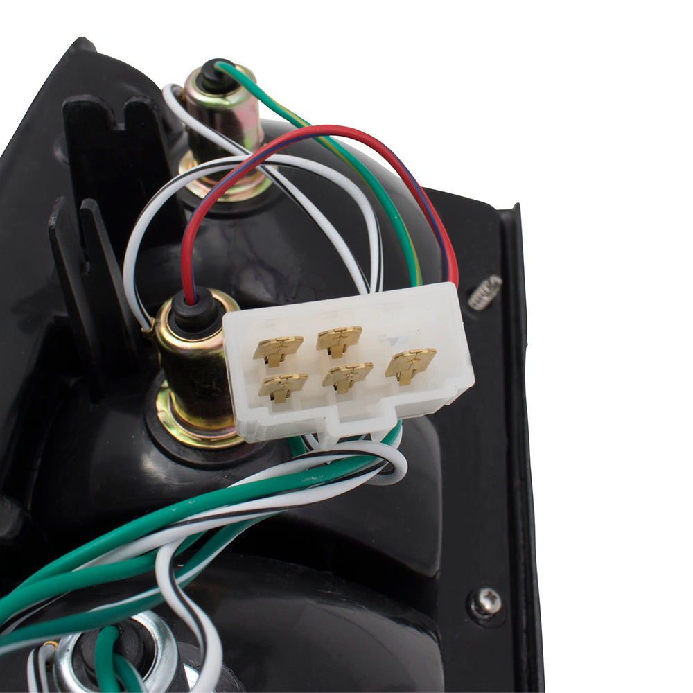 Brock Replacement Passengers Taillight Tail Lamp Compatible with 87-96 Pickup Truck MB527094