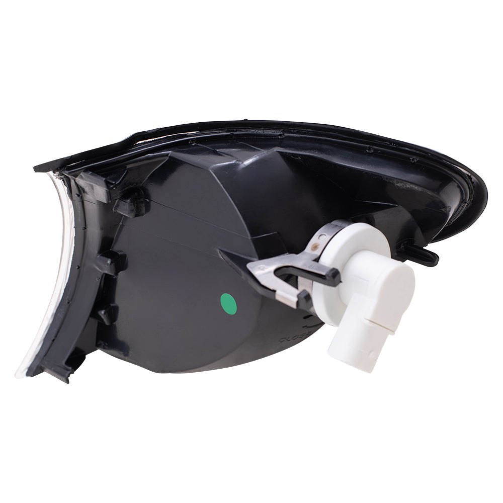 Brock Replacement Driver and Passenger Park Side Signal Marker Light Lamp Compatible with 02-05 3 Series 63137165859 63137165860