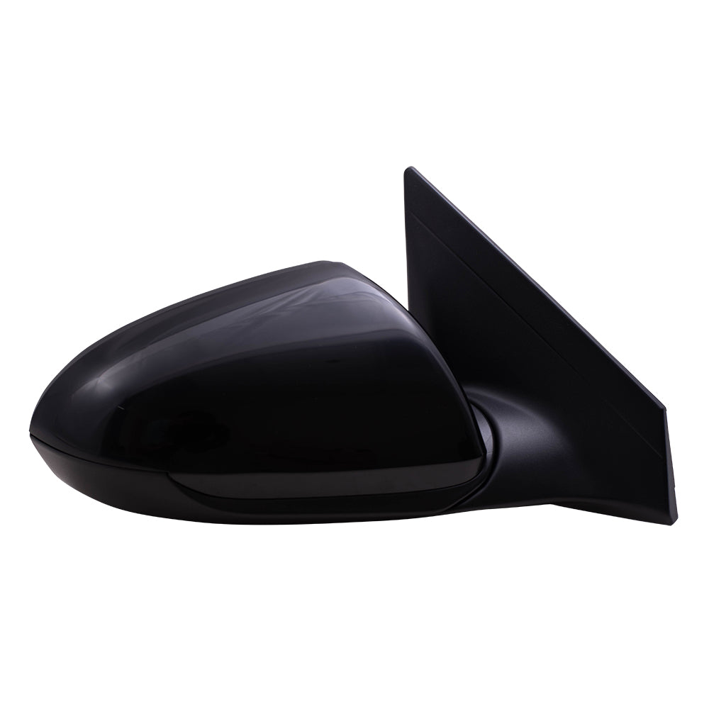 Brock Replacement Set Power Mirrors with Blind Spot Glass Compatible with 2017 2018 2019 2020 Elantra Sedan