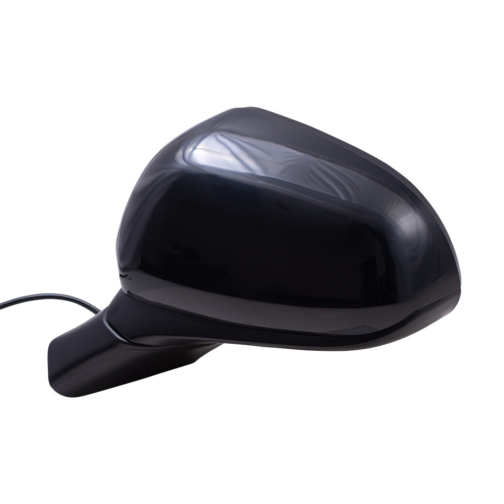 Brock Aftermarket Replacement Driver Left Power Mirror Textured Black without Heat-Signal-Camera Compatible with 2019 Hyundai Santa Fe