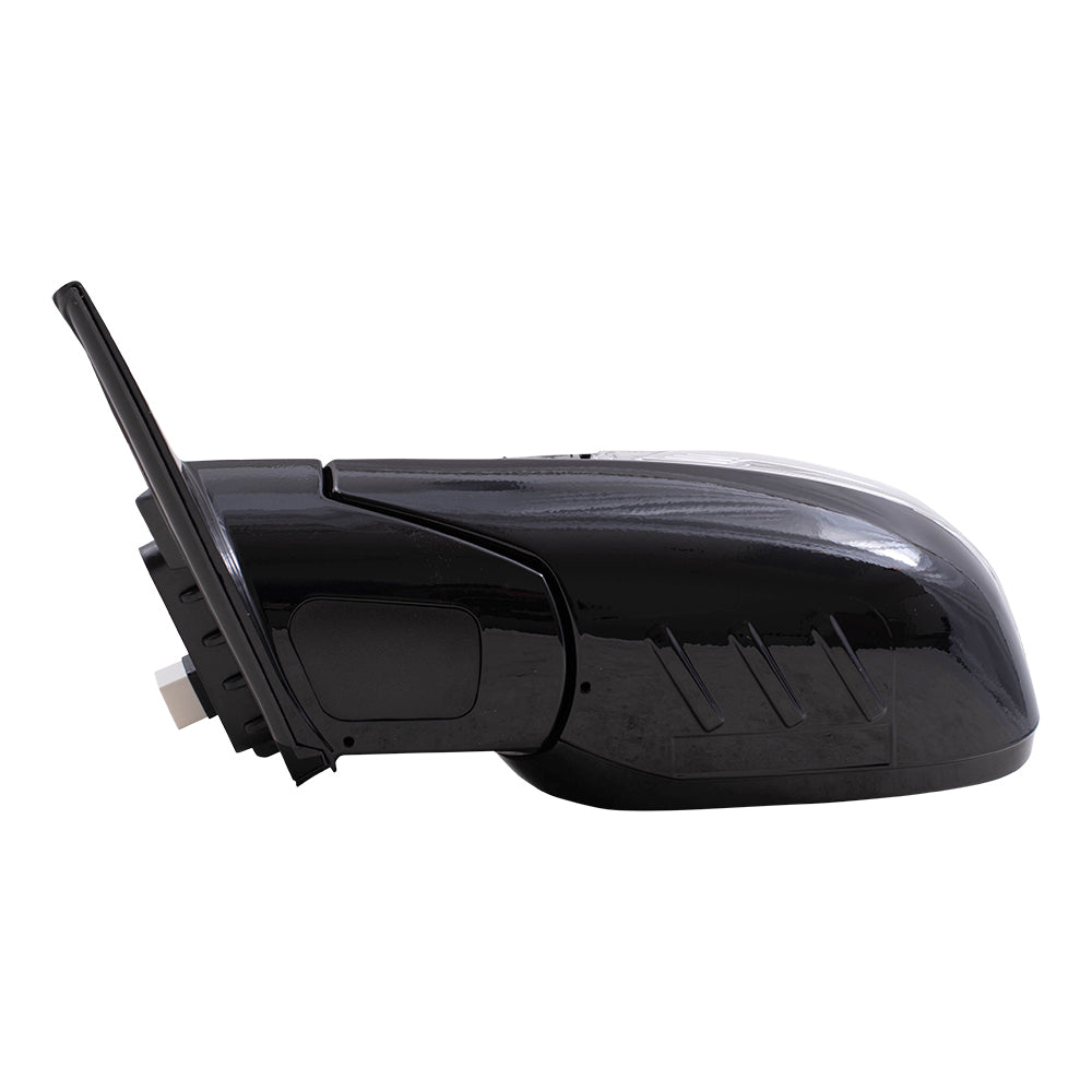 Brock Replacement Power Folding Passenger Side Power Mirror Assembly w/ Heat Signal BSD Compatible with 17-19 Soul