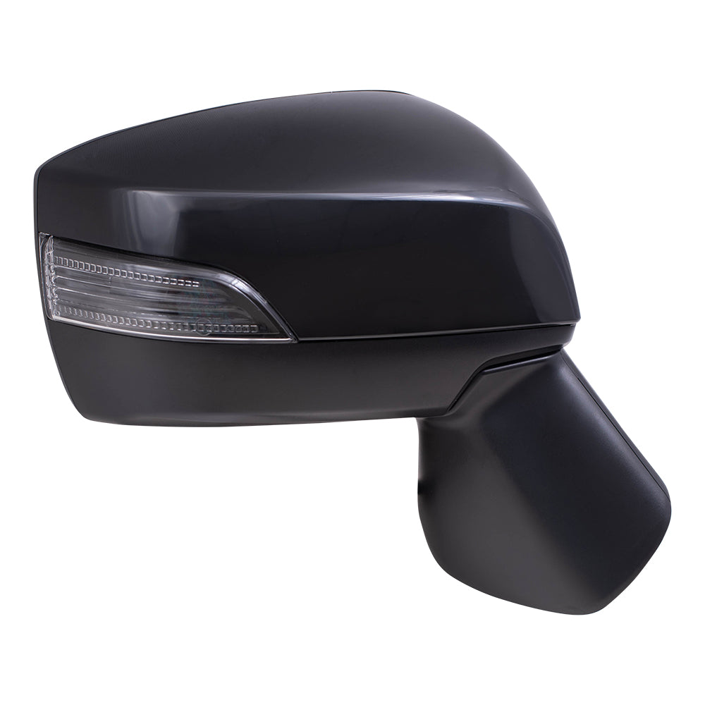 Brock Replacement Driver and Passenger Side Power Mirrors Paint to Match Black with Heat, Signal and Blind Spot Detection Compatible with 2016-2020 WRX & 2016 Crosstrek Hybrid