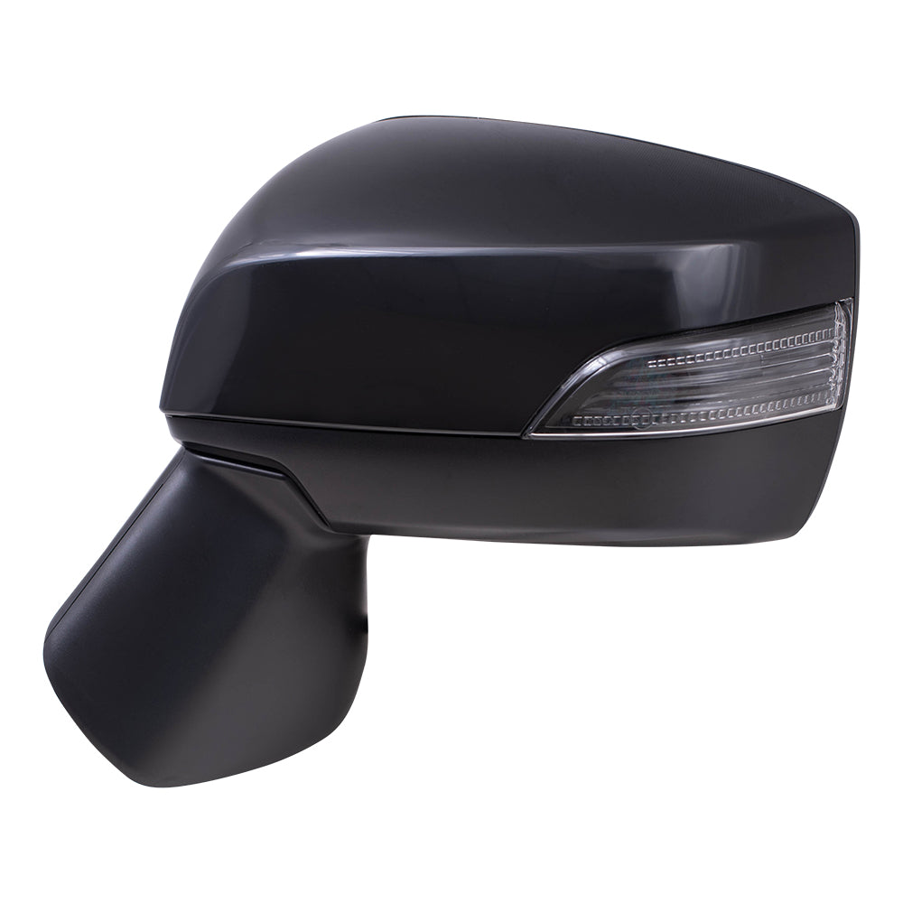 Brock Replacement Driver Side Power Mirror Paint to Match Black with Heat, Signal and Blind Spot Detection Compatible with 2016-2020 WRX & 2016 Crosstrek Hybrid
