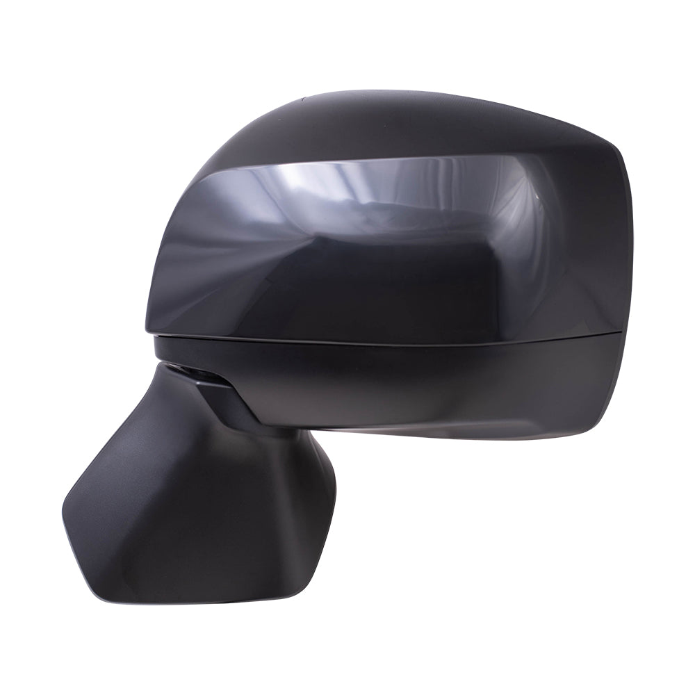 Brock Replacement Driver Side Power Mirror Textured Black with Heat without Signal or Blind Spot Detection Compatible with 2014-2018 Forester
