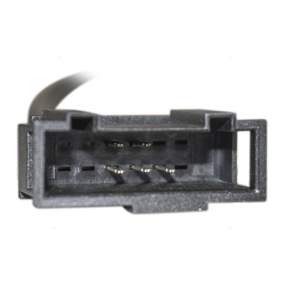 Volkswagen Golf Jetta Drivers Side View Power Mirror Blue Tinted Glass Heated