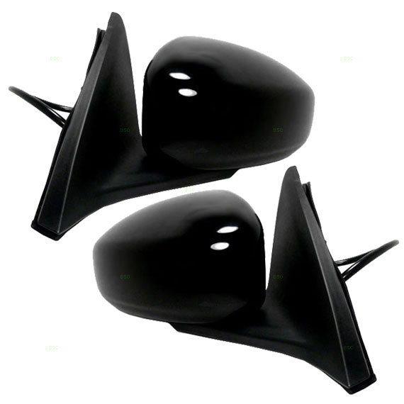 Brock Replacement Driver and Passenger Power Side View Mirrors Ready-to-Paint Compatible with 03-07 G35 Coupe K6302-AM805 K6301-AM805