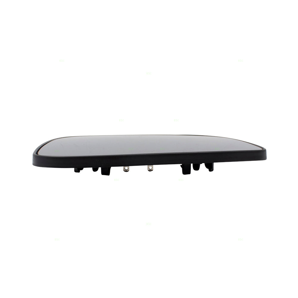 Brock Replacement Passengers Side View Mirror Glass w/ Base Heated compatible with 14-18 Forte Sedan & Forte5 87621A7040