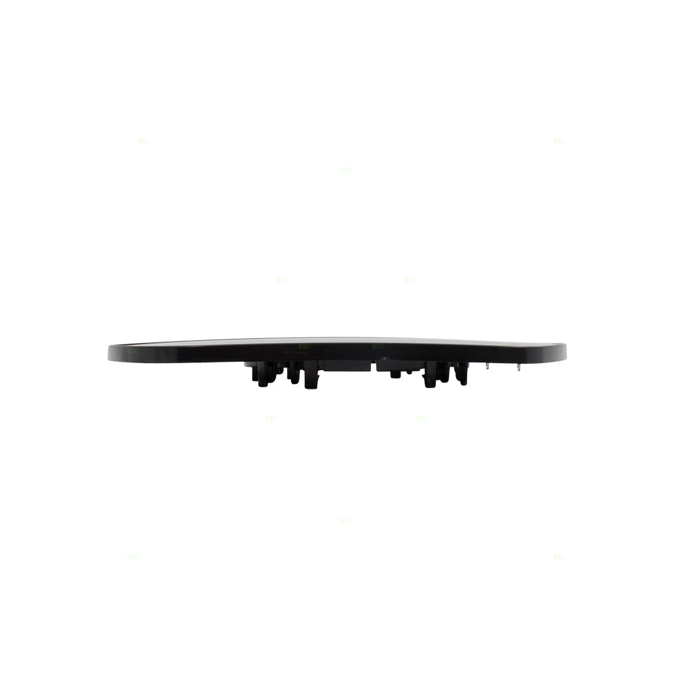 Brock Replacement Pair Set Side View Mirror Glass & Bases Heated compatible with Optima 876112T110 876212T110