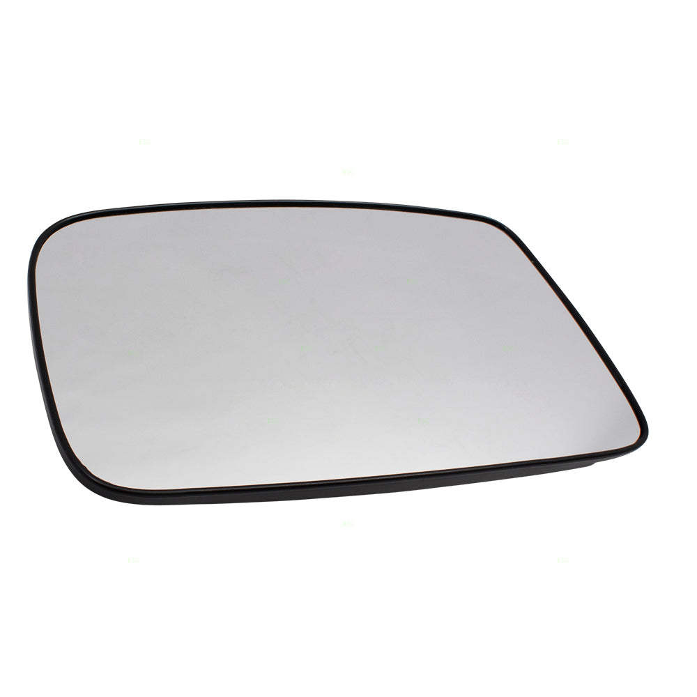 Brock Replacement for Drivers Side View Mirror Glass & Base Compatible