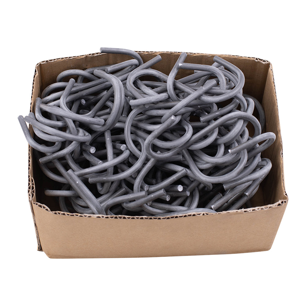 100 Pc Box 3 1/2" Metal Storage Organization Wall Display Hooks for Warehouse Retail Garage Industrial