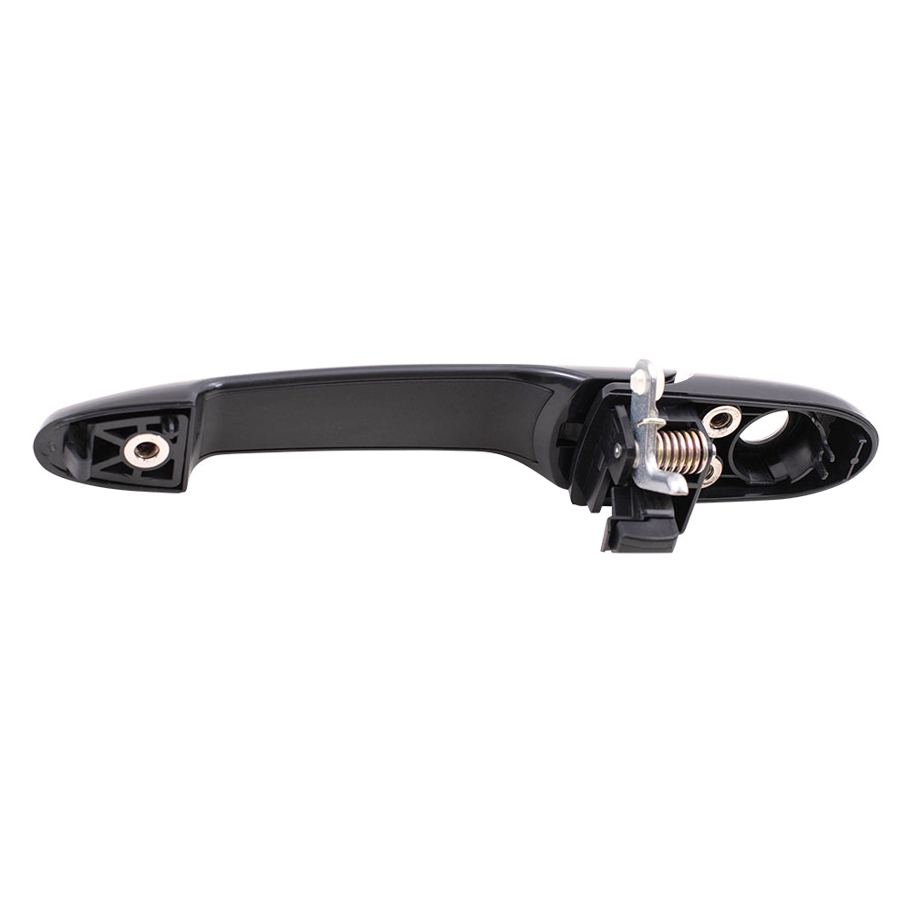 Cobalt G5 Solstice Sky Passengers Front Outside Black Door Handle w/ Keyhole