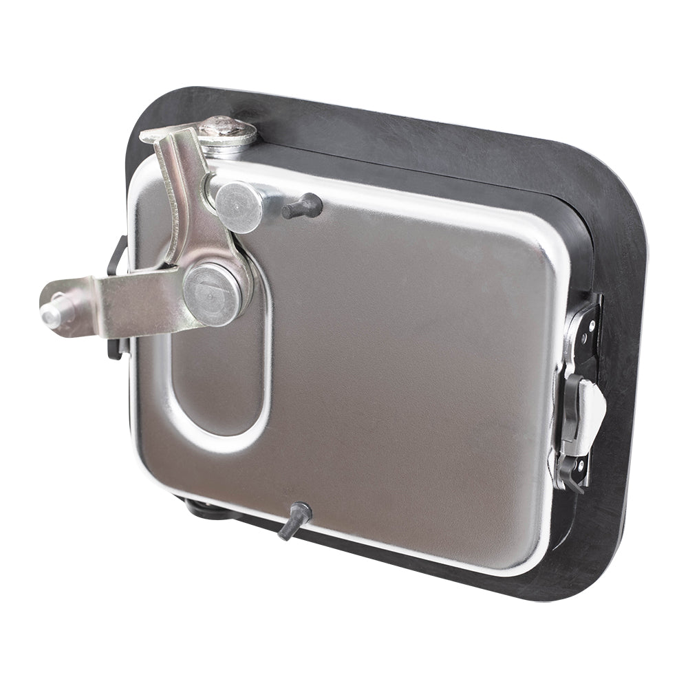 Brock Replacement Driver and Passenger Outside Outer Chrome Door Handles Compatible with SUV J5758173 J5758172