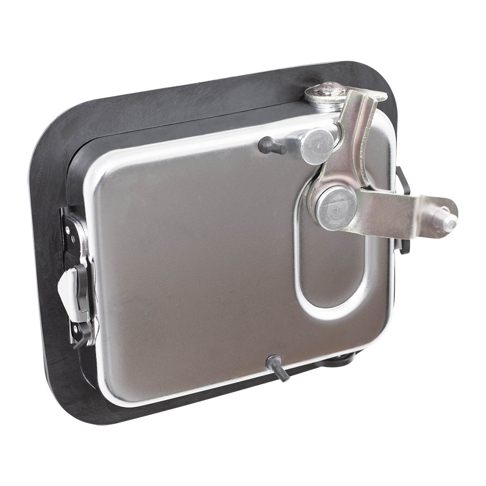 Brock Replacement Drivers Outside Outer Chrome Door Handle Compatible with SUV J5758173