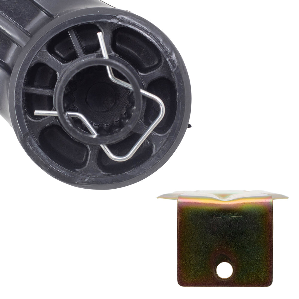 Brock Replacement 3 Piece Set Plastic Window Cranks w/ Handle Clip Removal Tool Compatible with 1984-2002 4Runner 69260-10040