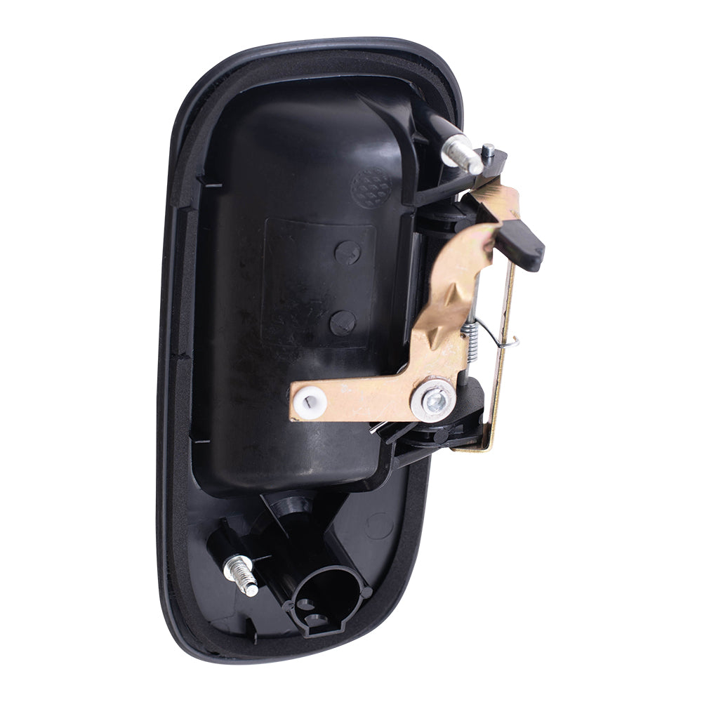 Brock Aftermarket Replacement Side Passenger Right Outside Hinged Door Handle Textured Black Compatible with 1996-2022 Chevy Express