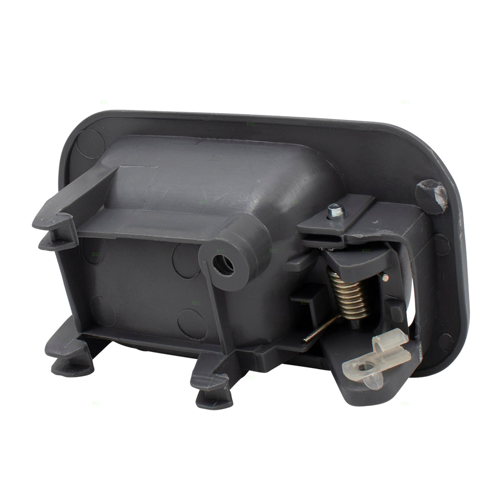 Brock Replacement Driver and Passenger Side Inside Grey Door Handles Compatible with 1992-1995 Civic Sedan