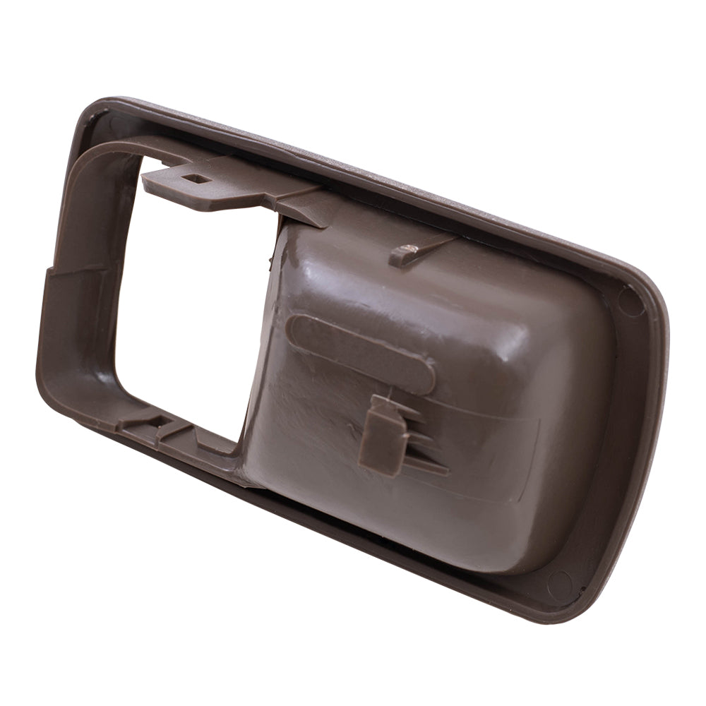 Brock Replacement Drivers Inside Inner Brown Door Handle Trim Bezel Compatible with 92-96 Camry 69277-32060-W3
