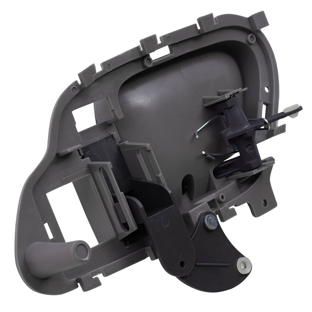 Brock Replacement Drivers Inside Inner Gray Door Handle Compatible with 95-02 Pickup Truck 15708043