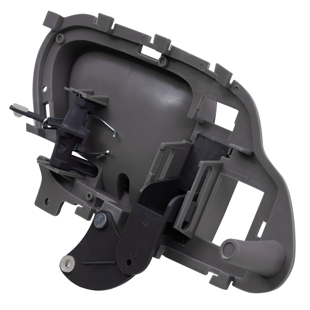 Brock Replacement Passengers Inside Inner Gray Door Handle Compatible with 95-02 Pickup Truck 15708044