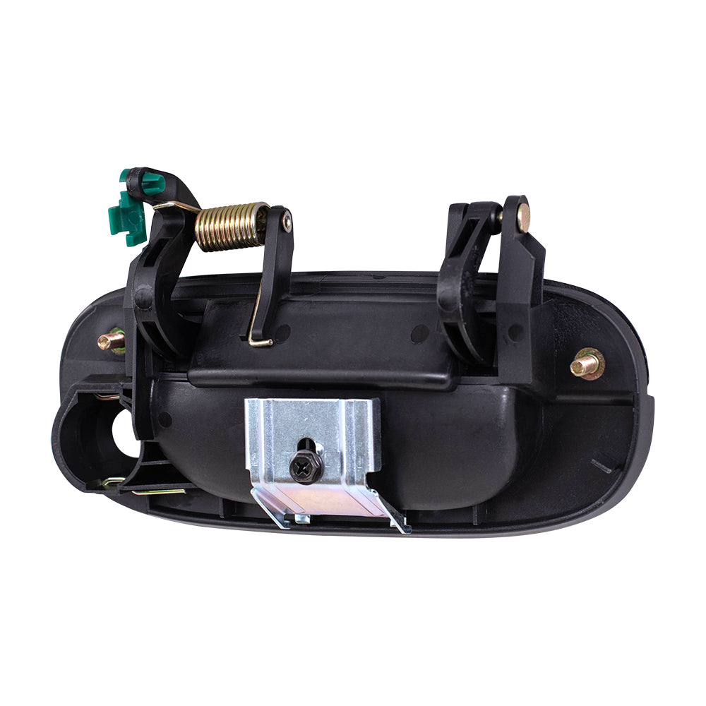 Brock Replacement Driver and Passenger Front Outside Outer Textured Door Handles Compatible with Pickup Truck 55275023 55275022