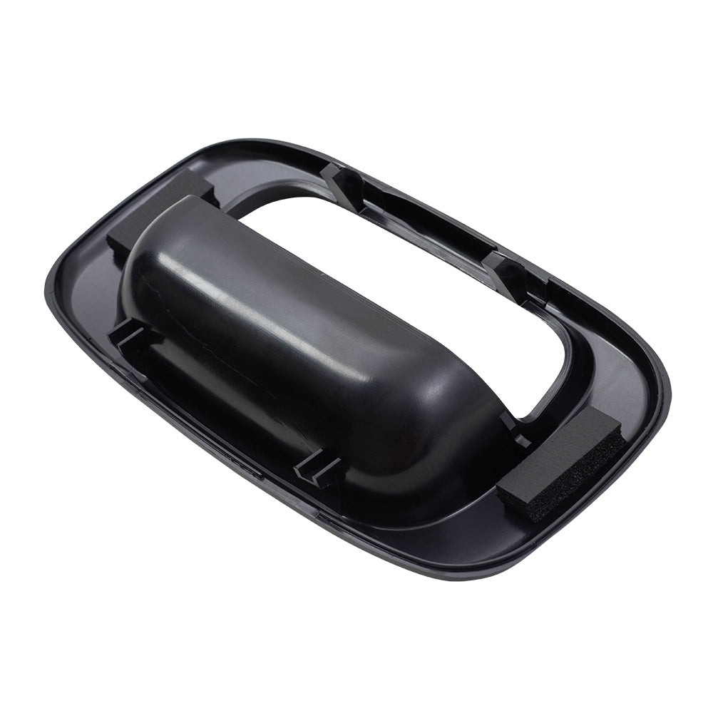 Brock Replacement Set of 3 Tailgate Liftgate Textured Handle Trim Bezels Compatible with Pickup Truck 15228539