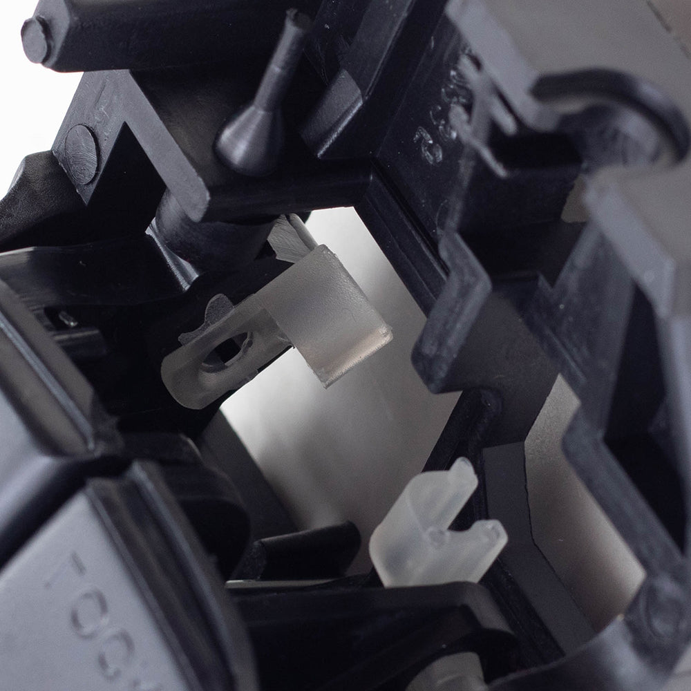 Brock Replacement Drivers Inside Interior Front Rear Black Door Handle Compatible with 01-06 Elantra 82610-2D000AX