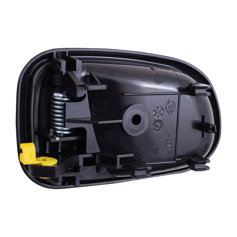 Brock Replacement Passengers Inside Inner Brown Door Handle Compatible with 93-97 Corolla Prizm 692051213004.