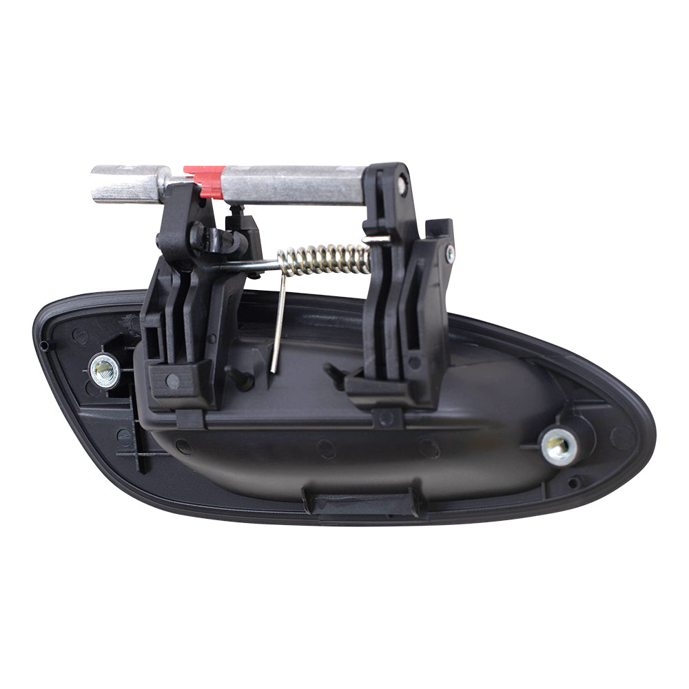 Brock Replacement for Driver and Passenger Rear Outside Outer Door Handles Compatible with 02-06 Altima 826078J009 826068J009