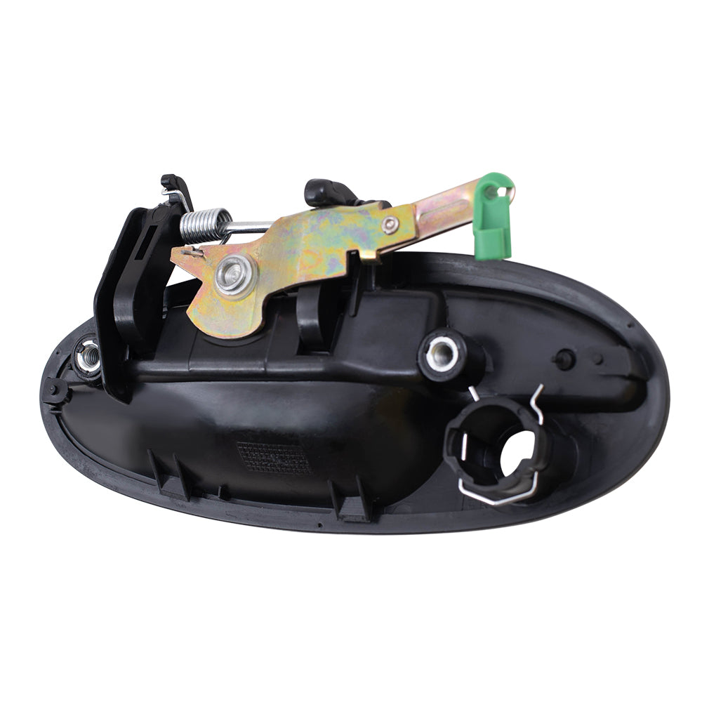 Brock Replacement Driver and Passenger Front Outside Outer Door Handles with Keyhole Compatible with 25699151 25629250