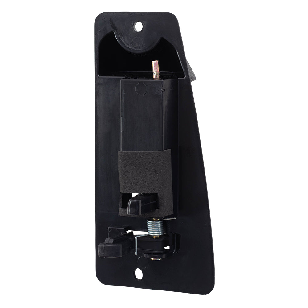 Brock Replacement Driver and Passenger Rear Outside Outer Door Handles Compatible with 99-06 Silverado Sierra Extended Cab Pickup Truck