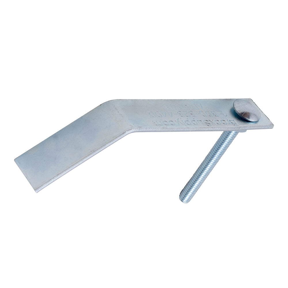 Brock Torque Converter Retainer Brackets 1/8 Inch Heavy Duty Galvanized Steel With 3 Inch Carriage Bolts And Nuts Box Of 50