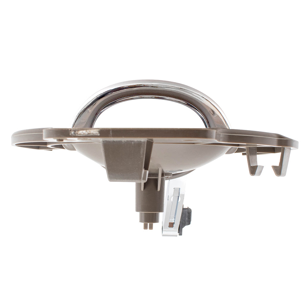 Brock Replacement 4 Piece Set of Inside Interior Door Khaki Housing with Chrome Handles Compatible with 06-10 Commander SUV 1PS47BD1AA 1PS46BD1AA