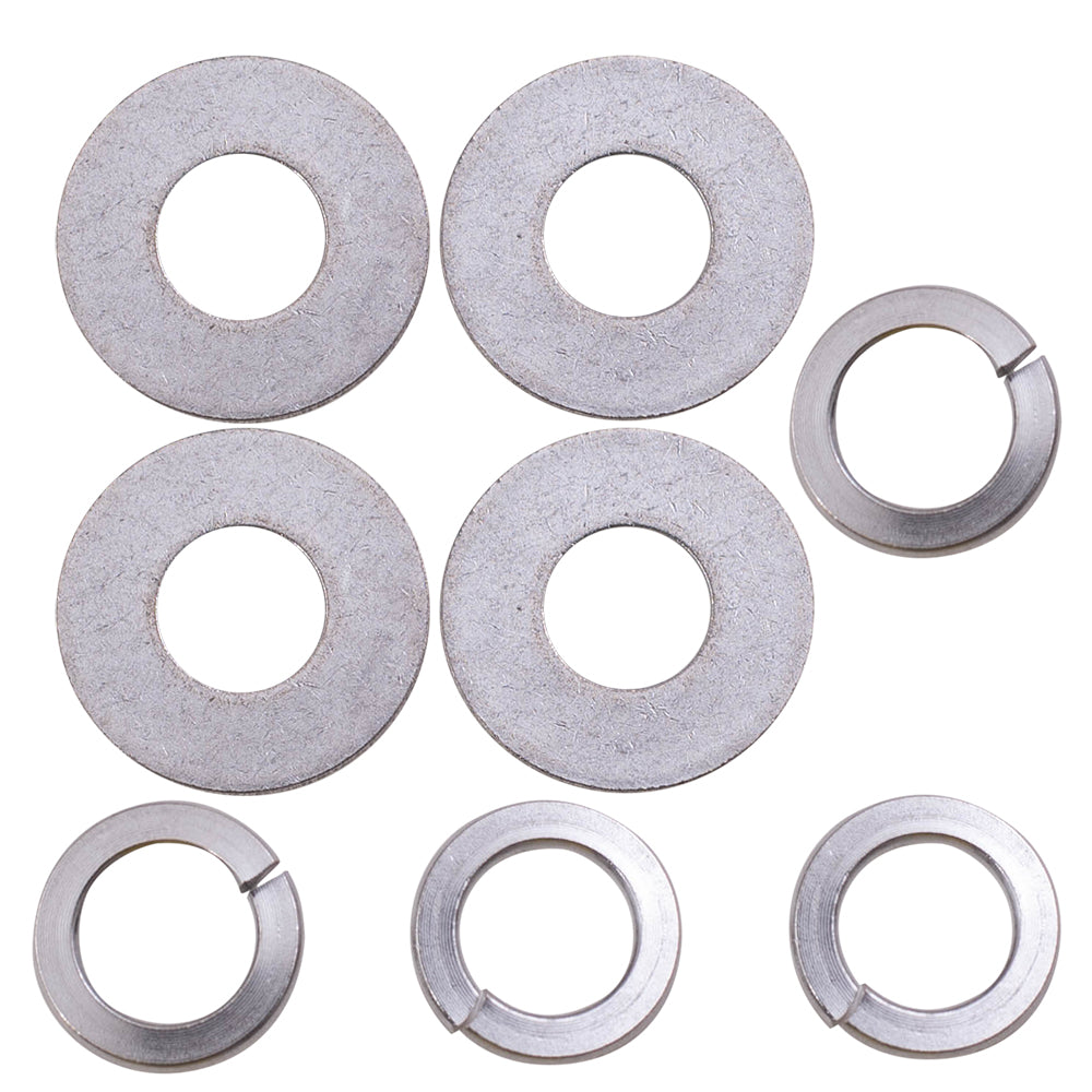 Brock Replacement Driver and Passenger Universal West Coast Truck Side Mirror Heads with Sturdy Backs 6.5" x 16"